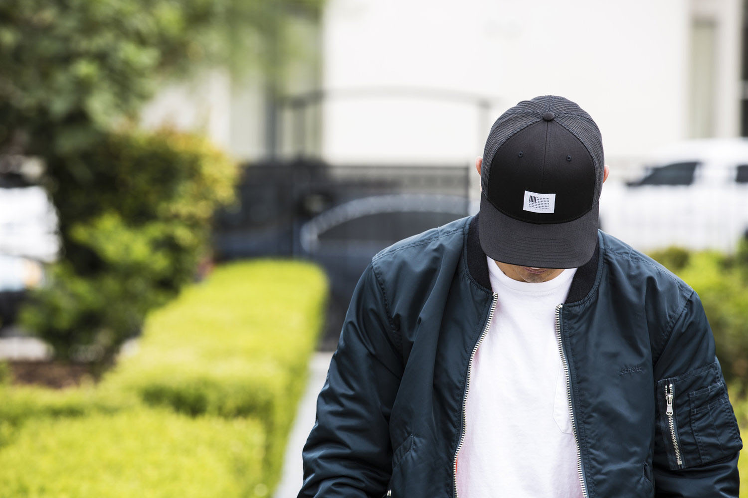New Era Stretch Mesh Contrast Stitch Cap with your logo